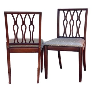 Vintage Lady Emily's Invitation Style Side Chairs For Sale