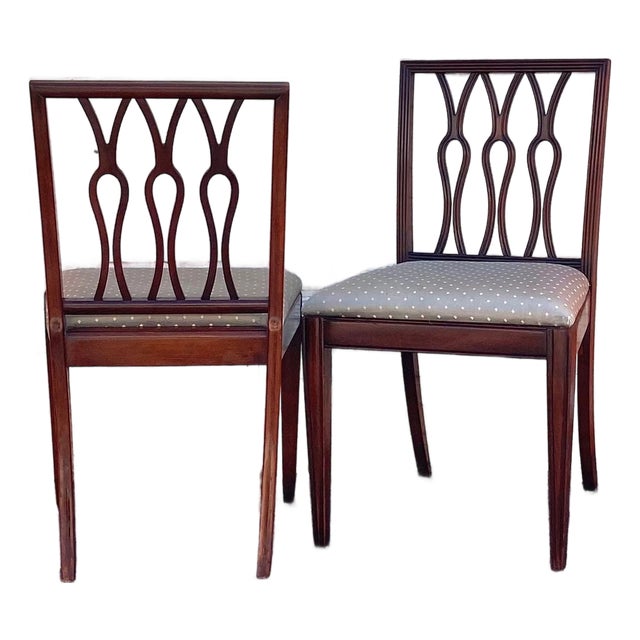 Vintage Lady Emily's Invitation Style Side Chairs For Sale