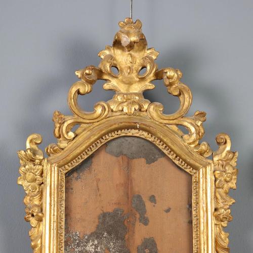 Carved and Gilded Wooden Mirrors For Sale - Image 3 of 9