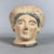 Classical Greek Head Sculpture in Terracotta, 1960s For Sale - Image 6 of 11