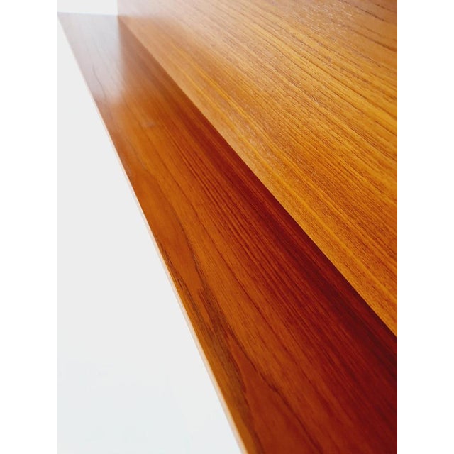 Long German Hanging Shelf by Wilheilm Renz for Walter Renz, 1960s For Sale - Image 6 of 11
