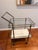 2010s Crate & Barrel Renee Bar Cart For Sale - Image 5 of 13