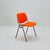 Mid-Century Stacking Orange Fabric Chair by Giancarlo Piretti for Anomima Castelli, 1960s For Sale - Image 10 of 11
