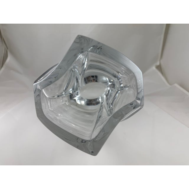 1980s Baccarat Large R.Rigot Giverny Vase 10 5/8" - France For Sale - Image 5 of 7