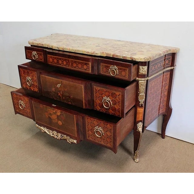 Late 19th Century Dresser in Marquetry For Sale - Image 12 of 18