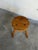 Vintage Danish Mid Century Modern Solid Wood Milking Stool Tripod Side Table For Sale In Los Angeles - Image 6 of 8