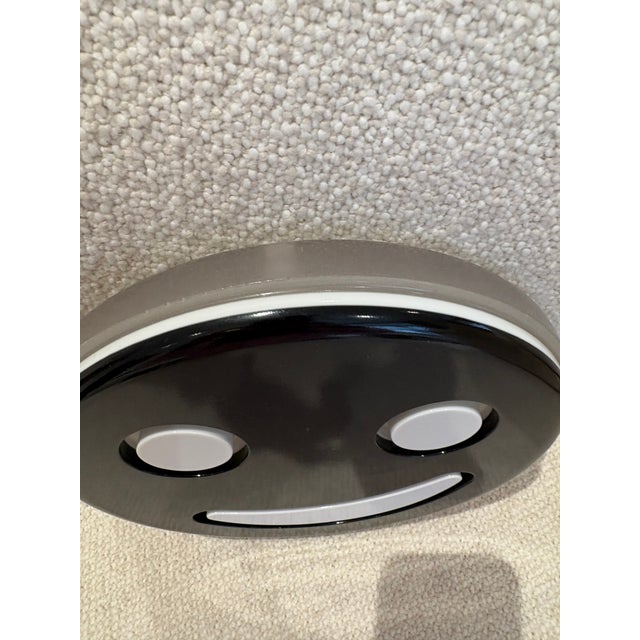 2010s Exhibited Beverly Bev Fishman Smiley Face Resin Wall Sculpture With Phosphorescent Pigment, Signed, 2010, David Richard Gallery For Sale - Image 5 of 12