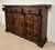Wood Spanish Rustic Oak Sideboard with Paneled Doors and Iron Hardware, 1930s For Sale - Image 7 of 10