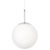 Scandinavian Opaline Glass Glob Ceiling Lamp in Chrome Finish from Konsthantverk For Sale - Image 7 of 7