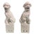 1980s Chinese White Ceramic Fu Dogs - a Pair For Sale