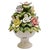 Mid 20th Century Small Scale Bone China Hand-Painted Floral Topiary For Sale - Image 4 of 7