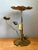 Vintage Carole Stupell Brass Lotus Leaf Accent Table For Sale - Image 14 of 14