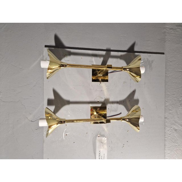 Glass Cup Sconces from Alberello, Set of 2 For Sale - Image 4 of 14