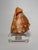 Nautical Coastal Red Helmet Tabletop Shell With Lucite Stand For Sale - Image 3 of 11