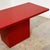 Metal Vintage Italian Red Granite Coffee Table with Silver Flecks, 1980s For Sale - Image 7 of 12
