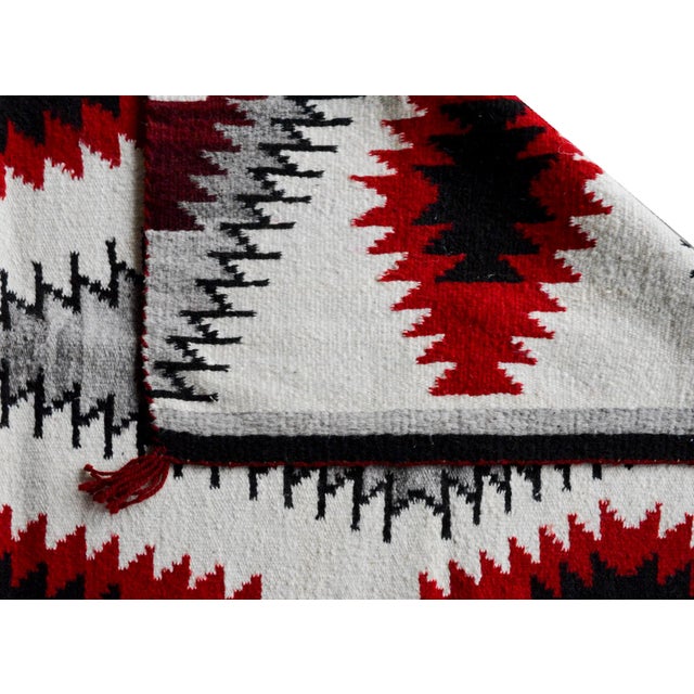 Gray Early 20th Century Navajo Style Rug For Sale - Image 8 of 10