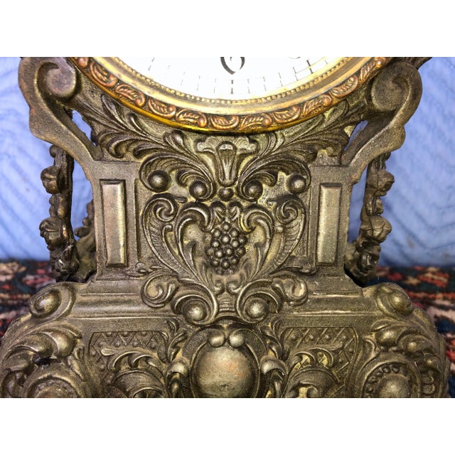 American Early 20th Century Waterbury Mantle Clock For Sale - Image 3 of 13