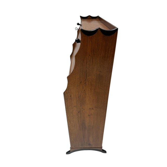 Art Deco Amsterdam School Drop-Leaf Desk by Willem Penaat for Metz and Co, 1920s For Sale - Image 6 of 13