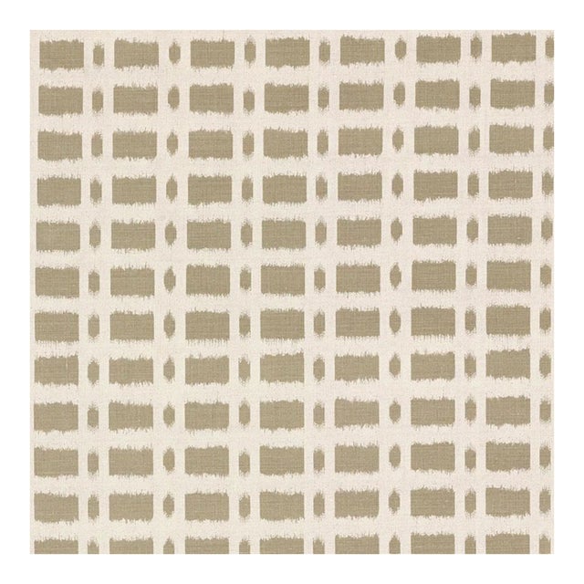 Schumacher X Veere Grenney Townline Road Fabric in Brown For Sale