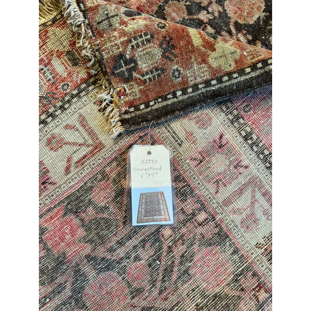 19th Century Antique Samarkand Rug 6.6" X 4.6" For Sale - Image 4 of 4
