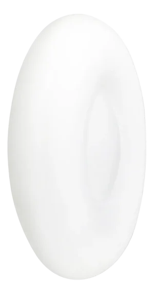 Vintage German Oval White Opaline Glass Wall Lamps