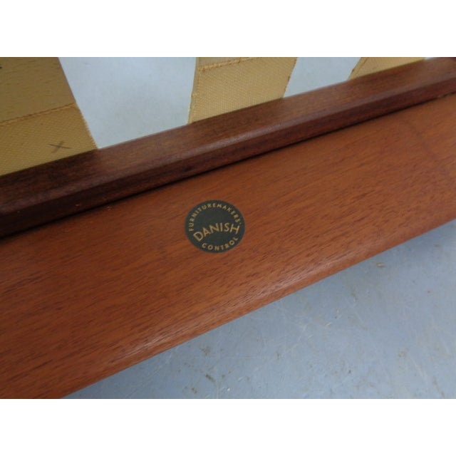Mid-Century Modern Danish Teak Stool by Hans Olsen for Frem Røjle, 1960s For Sale - Image 3 of 16