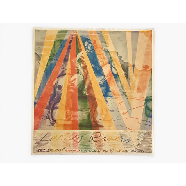 Signed & Numbered Exhibition Poster by Larry Rivers, Robert Miller Gallery, New York, 1977 For Sale - Image 13 of 13