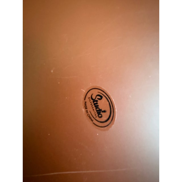 Vintage Studio Silversmiths Floral Mirrored Vanity Tray For Sale In Portland, ME - Image 6 of 6