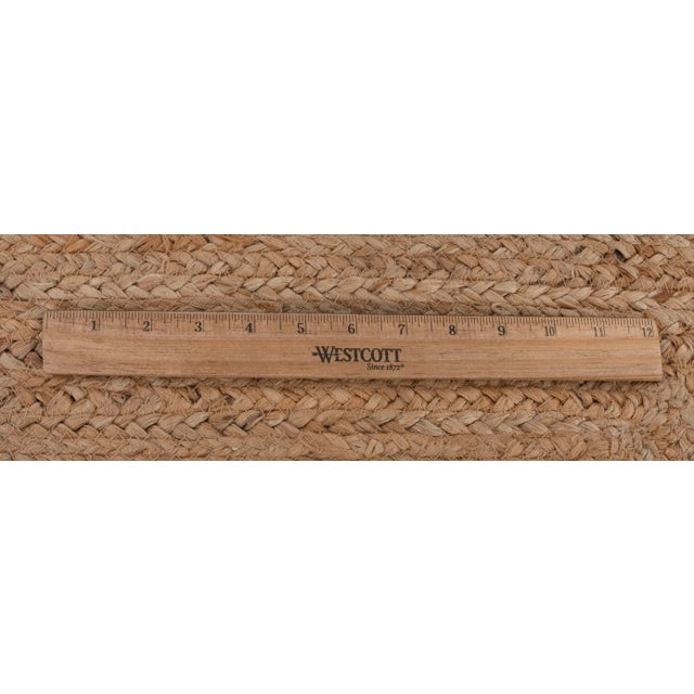 White Scallop Edge Jute Rug Runner 2.5x12Ft. Chairish