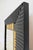 Italian Vintage Wall Mirror with Black Lacquered Frame and Gold Square Inserts, 1980s For Sale - Image 9 of 14