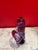 Mid-century modern Murano glass sculpture in unusual lavender glass. Color changes to variations of purples when in light....