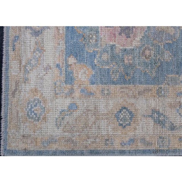Turkish Turkish Oushak Rug 2'6" x 5'1" For Sale - Image 3 of 8