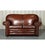 Victorian Maroon Dyed Leather Armchairs and Sofa, Set of 3 For Sale - Image 4 of 13