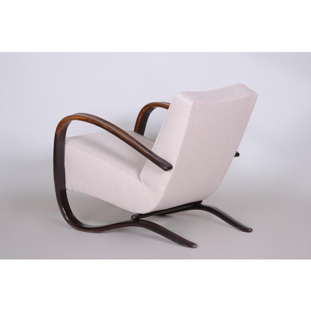 Art Deco Beech H-269 Armchair from Jindrich Halabala, Czechoslovakia, 1930s For Sale - Image 11 of 13