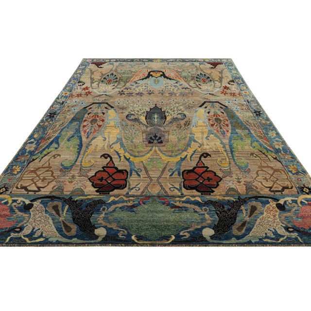 Made with hand-knotted wool, this 8x11 rug from our Modern Classics Collection represents our most luxurious new take on...