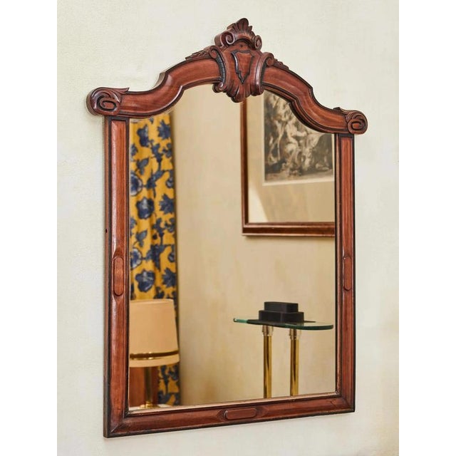 Wood Mirror with Wooden Frame by Ludvík Filip For Sale - Image 7 of 7