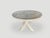 Andrianna Shamaris Round Shell Inlaid Teak Wood Table For Sale - Image 16 of 18
