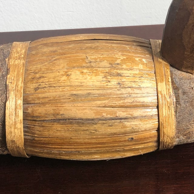 Primitive Corn Husk Duck Decoy For Sale - Image 9 of 13