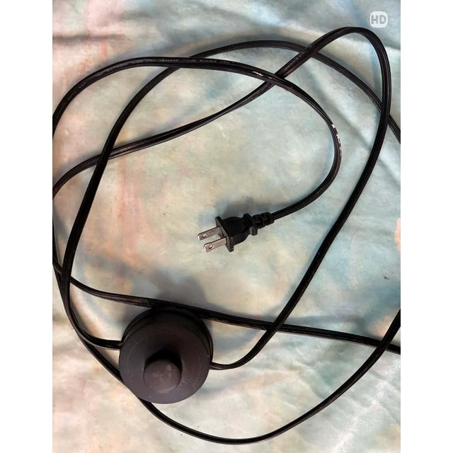 Vintage Tall Torchiere Floor Lamp With Palm and Monkeys For Sale - Image 13 of 13