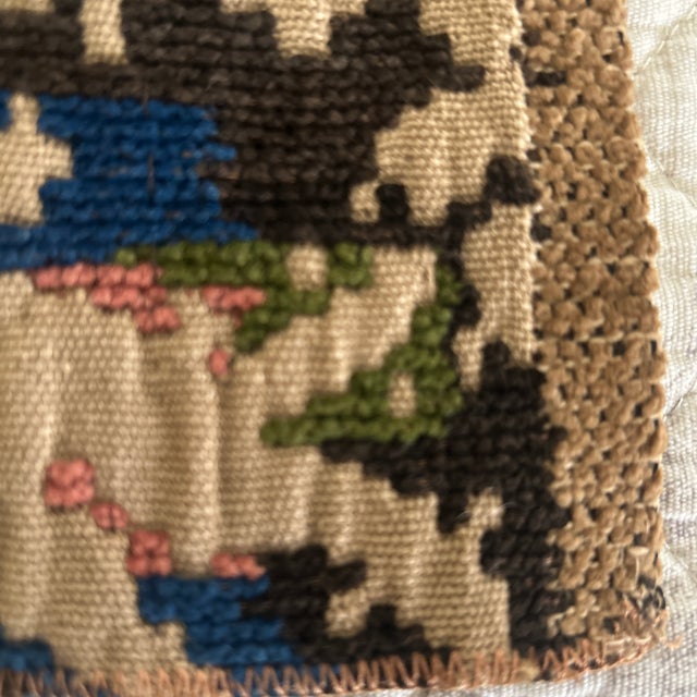 Red 1926 Alexander Morton & Co Sardinian Inspired Tapestry For Sale - Image 8 of 8