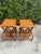Late 20th Century Rattan End Tables With Magazine Racks - A Pair For Sale - Image 5 of 11