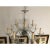 1940s Czechoslovakian Glass Chandelier 12 Arm Transparent Grey and Silver This stylish and chic chandelier dates to the...