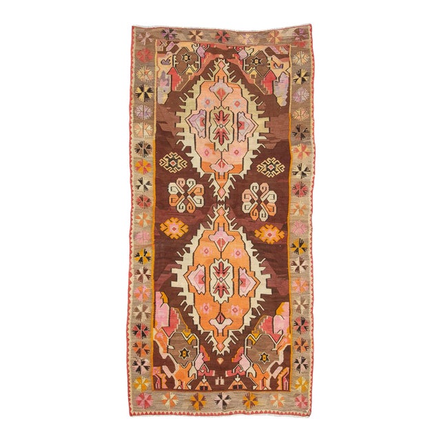 Vintage Turkish Kilim Rug For Sale