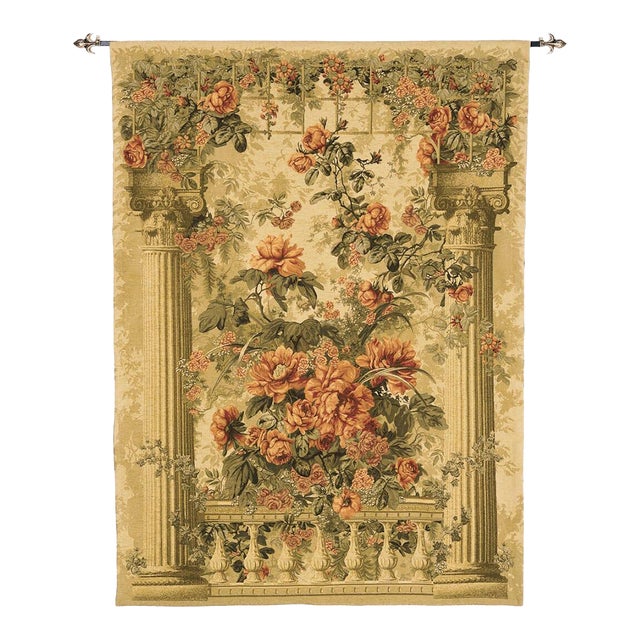 The Balcony Loom Woven Tapestry - 190 X 137 Cm (6'3" X 4'6") - Requires Rod Size 4 For Sale