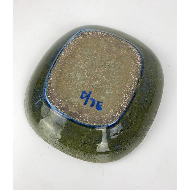 Large Danish Ceramic Dish Bowl by Per Linnemann-Schmidt for Palshus, Denmark, 1960s For Sale - Image 10 of 14