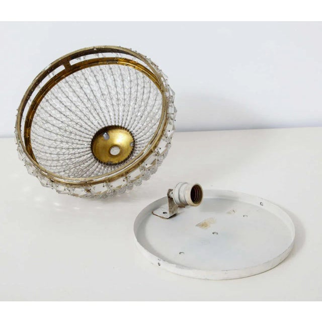 Pearl Chandelier from Bakalowits & Söhne, 1950s For Sale - Image 6 of 7