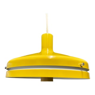Vintage Lightolier Mid-Century Modern Space Age Pendant Light For Sale