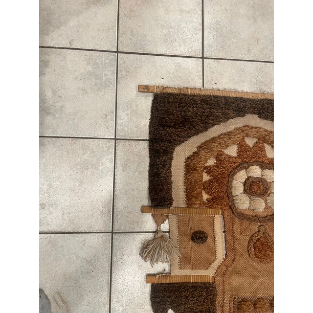 Textile MCM Fiber Art Wall Hanging For Sale - Image 7 of 15