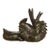 Japanese Meiji Period Bronze Okimono Sculpture of Rooster & Hen For Sale