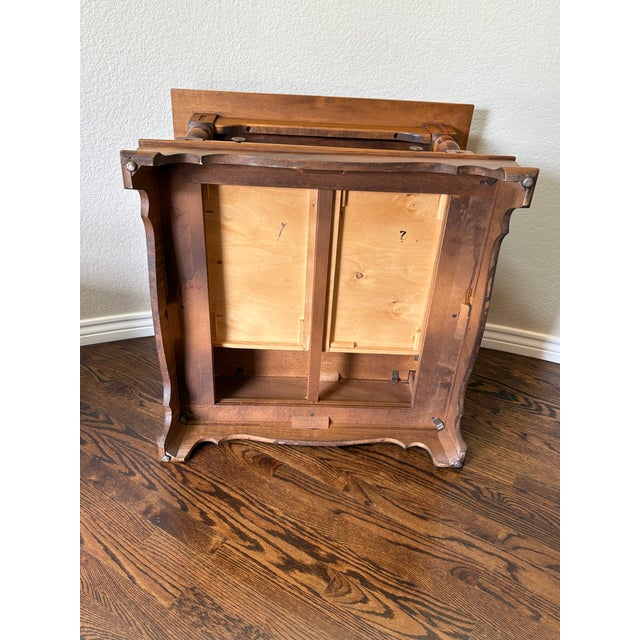 1980s Vintage Cal Shops Solid Maple Coffee Table With Drawer & Lower Shelf For Sale - Image 5 of 12